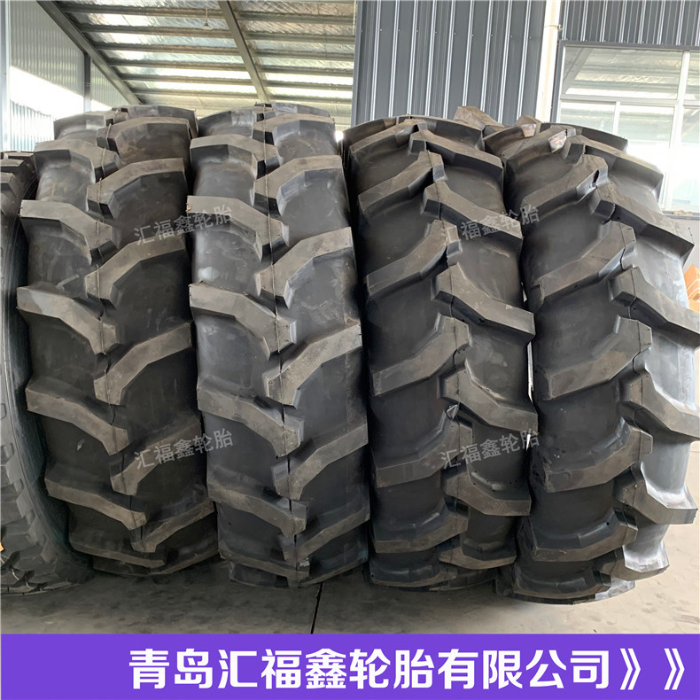 厂家批发农用拖拉机轮胎14.9-26旱田平花加宽人字花纹10层三包