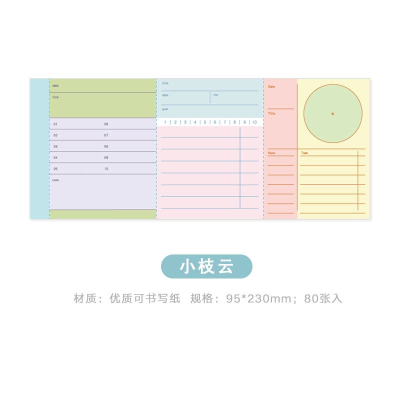 Mensaje de tres secciones y dos o tres cosas, alto valor de cara, pequeño nuevo material de contabilidad manual, mensaje de nota