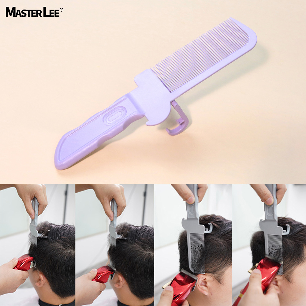 Men's Balance Oil Gradient Haircut Flat Head Clipper Positioning Comb, Professional Styling Hairdressing Tool_voghion.com