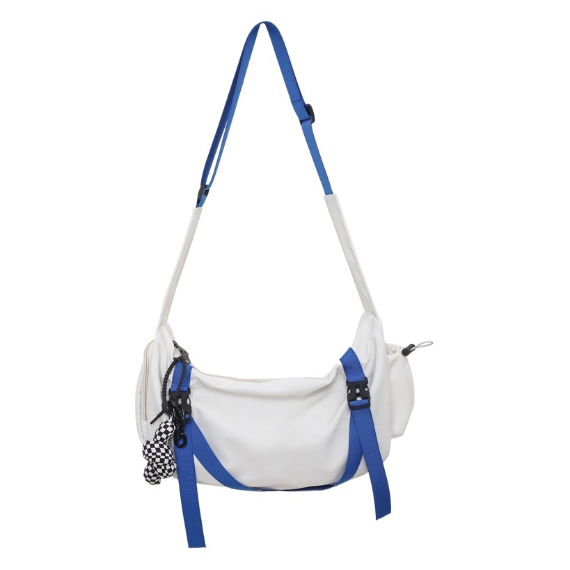 Shoulder Bag Men's Japanese Niche Nylon Crossbody Bag Men's Outdoor Casual Trendy Brand Waterproof Sports Crossbody Bag