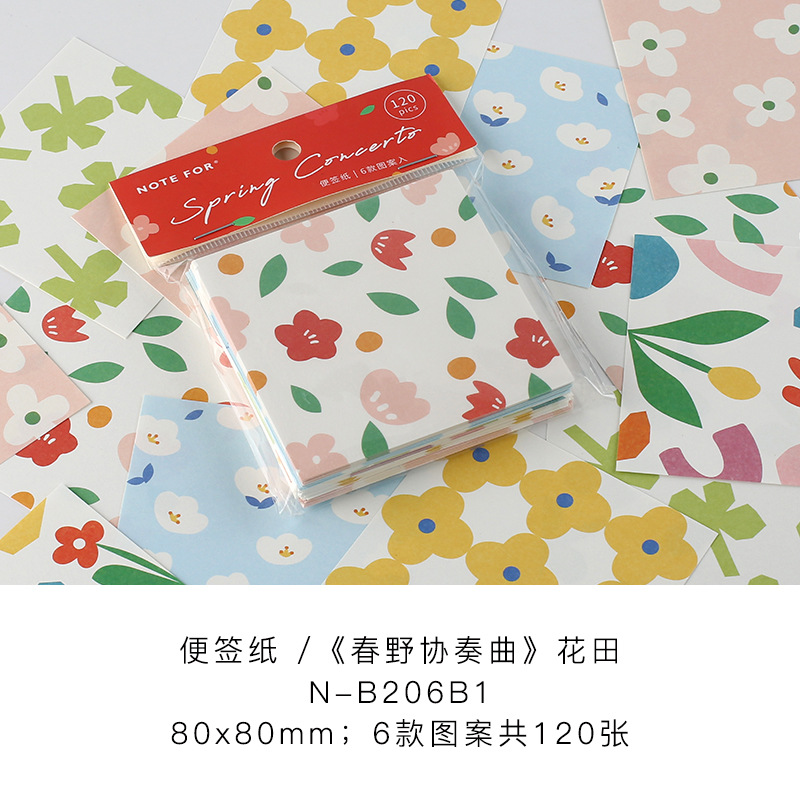 Nota para chunye concierto nota libro diario decoración Collage material nota papel
