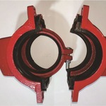 消防管DN100-114卡箍堵漏器消防弯头堵漏器镀锌管D165沟槽补漏器