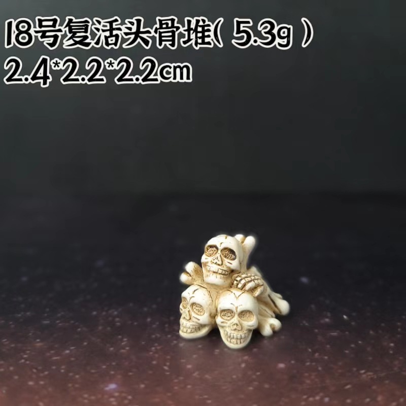 Pequeños adornos de Halloween, calavera, momia, adornos de Pascua, muebles para el hogar, decoración creativa, regalos, ventas directas