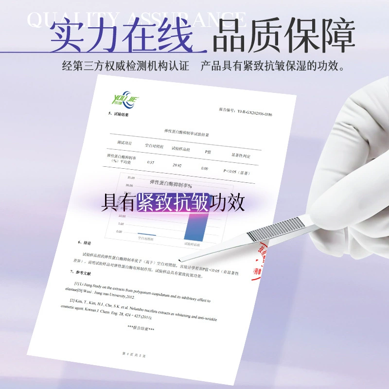 Pulls up collagen, anti-age smoothing face mask