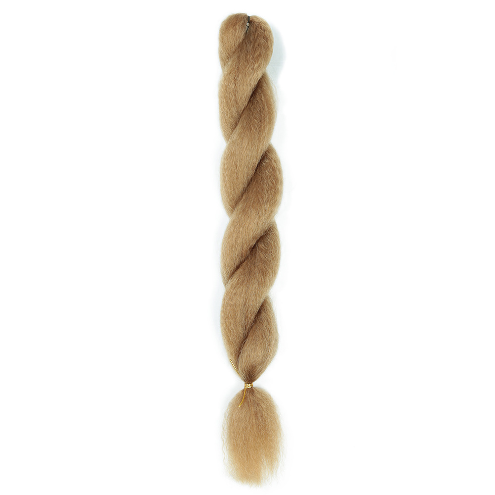 Peruica de trenza africana colorida de cabello de seda de baja temperatura 26 pulgadas de trenza de trenza grande trenza