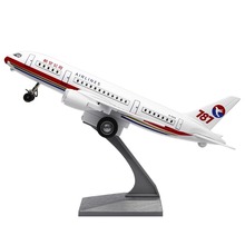 彩珀合金飞机模型波音787客机声光回力儿童益智玩具生日礼物摆件