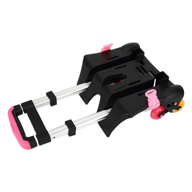 Pescado natural mochila trolley Rack para niños y niñas estudiantes de primaria escalera de tres ruedas mochila accesorios carro carrito de compras