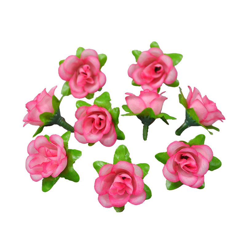 Simulation rose tea rose head flower ball DIY making flower ring…