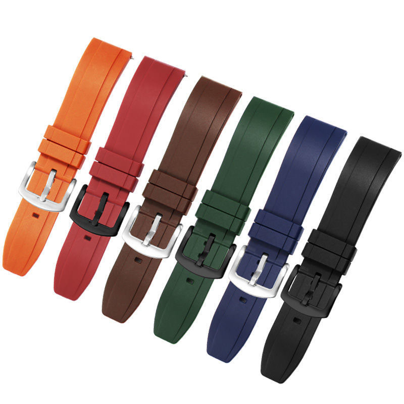 Neutral Tpu Rubber Strap 20/22/24mm Sports Smart Watch Wristband Breathable Anti-Sweat Quick Release for Men and Women