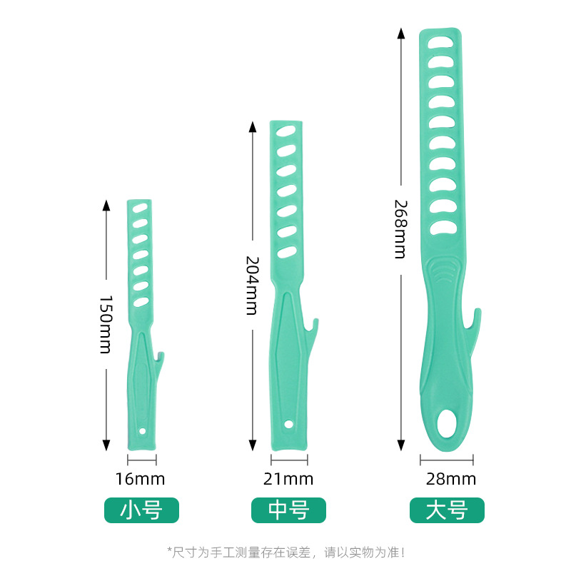 Mezclador de pintura al por mayor herramientas de mezcla de recubrimiento de plástico mezclador manual varilla de mezcla de pintura de látex grande, mediana y pequeña