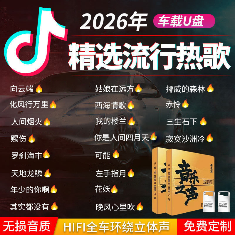 Genuine songs car USB 64G music USB high quality lossless mini metal USB flash drive high-speed USB wholesale Genuine songs car USB 64G music USB high quality lossless mini metal USB flash drive high-speed USB wholesale