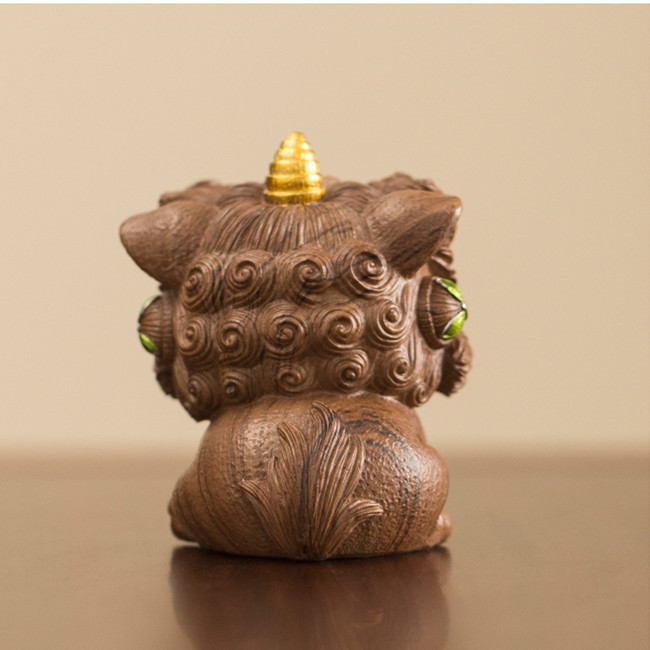 Guochao 佛山獅子舞クリエイティブ装飾品ハイエンドニッチデスクトップティーテーブル装飾工芸品誕生日ギフト|undefined