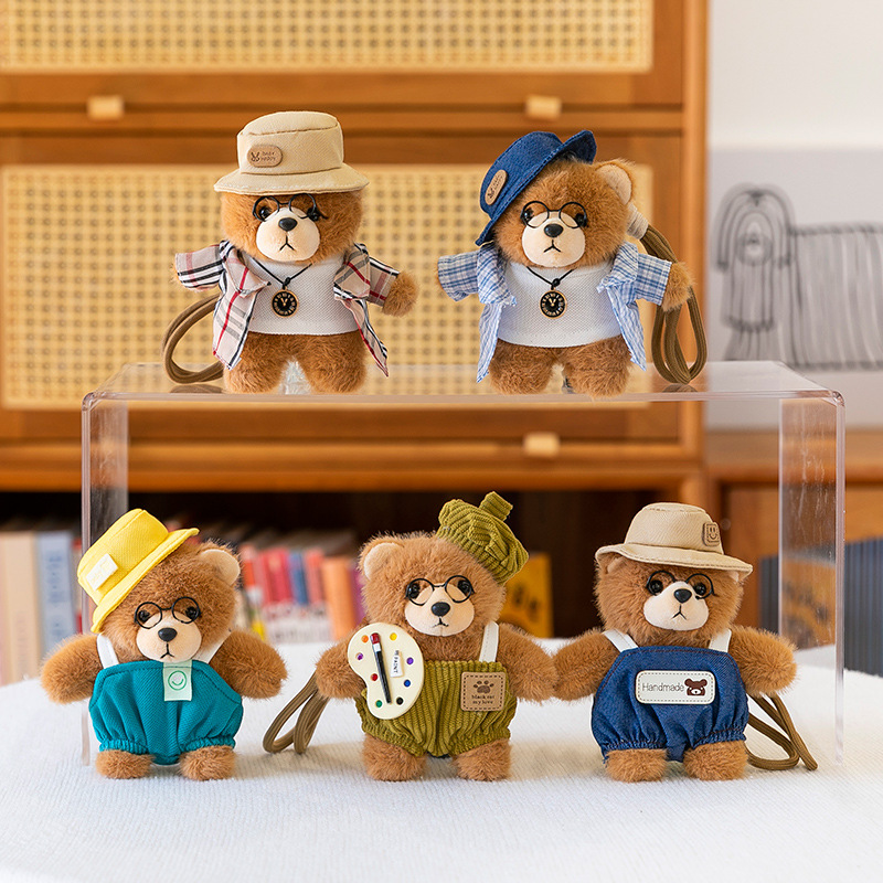 Comercio exterior William Bear Bear Colgante Peluche Cute Tide Play Colgante Muñeca Llavero Regalo al por mayor