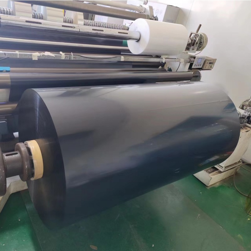 工厂优惠销售黑色亮面哑面耐高温BOPET卷材片材绝缘模切背胶材料