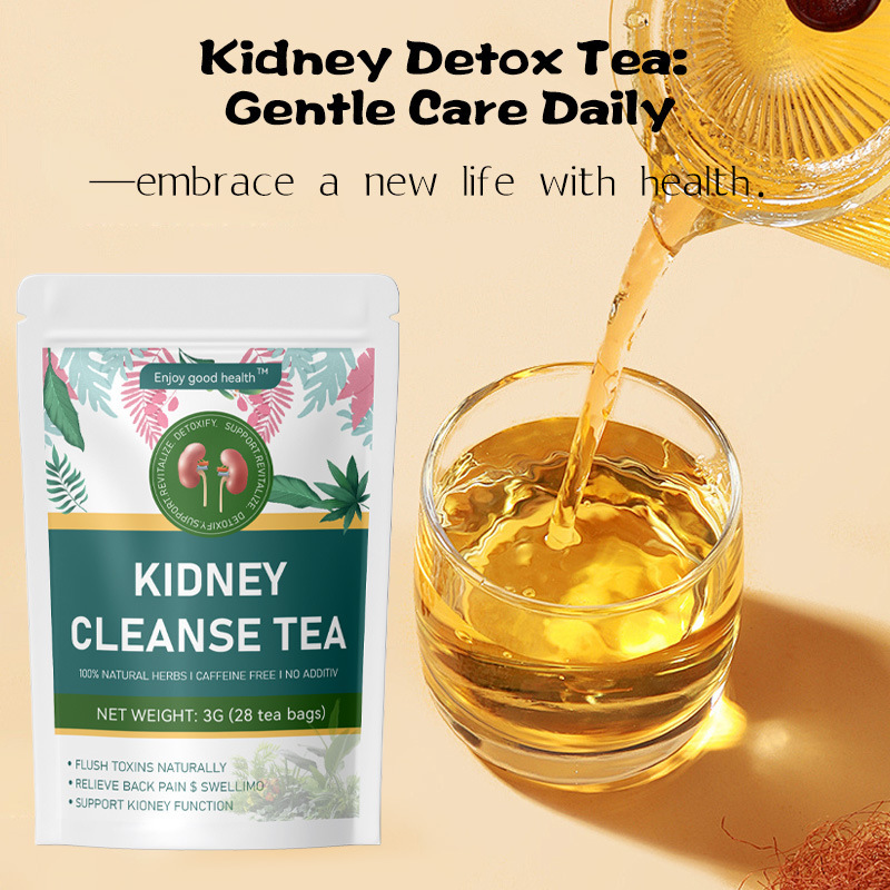 Shi Qing Tea Kidney Cleanse Herbal Tea 84g 28 Teabags Traditional Wellness Blend in use