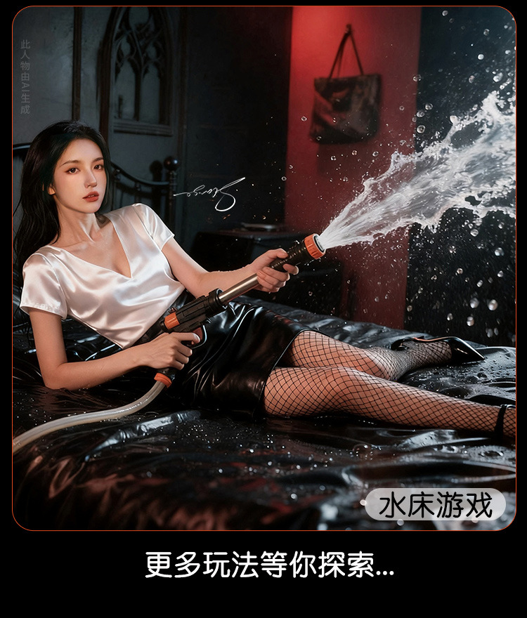 Waterproof EVA Massage Bed Sheet, Oil-Proof Adult Play Mat, Black — detail image 29
