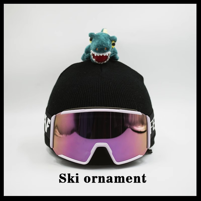 Tyrannosaurus Rex Helmet Cover Windproof Winter Warm Hat Handmade (Auto Parts and Accessories) - blue-tyrannosaurus-rex-helmet-cover-only