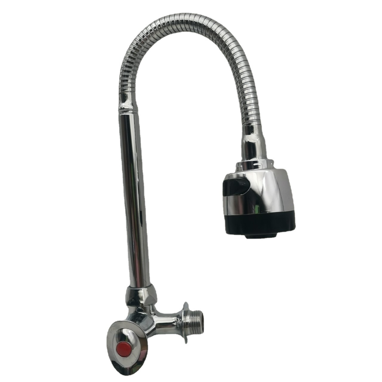 扳手式单联式厨房龙头混水龙头菜盆万向开关角式入墙式单冷龙头