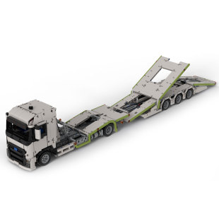 Building Blocks Cross-Border Moc-71551 & Moc-71915 F-Max Truck Transporter 2012 Particle Number Play