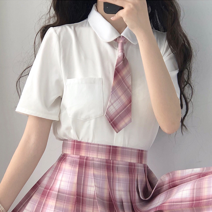 Original 20 nueva camisa de manga corta de cuello redondo JK camisa uniforme 6257