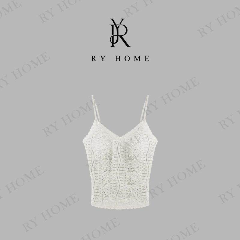 【Rongyu Ryhome】New Adjustable Lace Camisole with Chest Pads 251Bx0048 Black Gray 【Rongyu Ryhome】New Adjustable Lace Camisole with Chest Pads 251Bx0048 Black Gray
