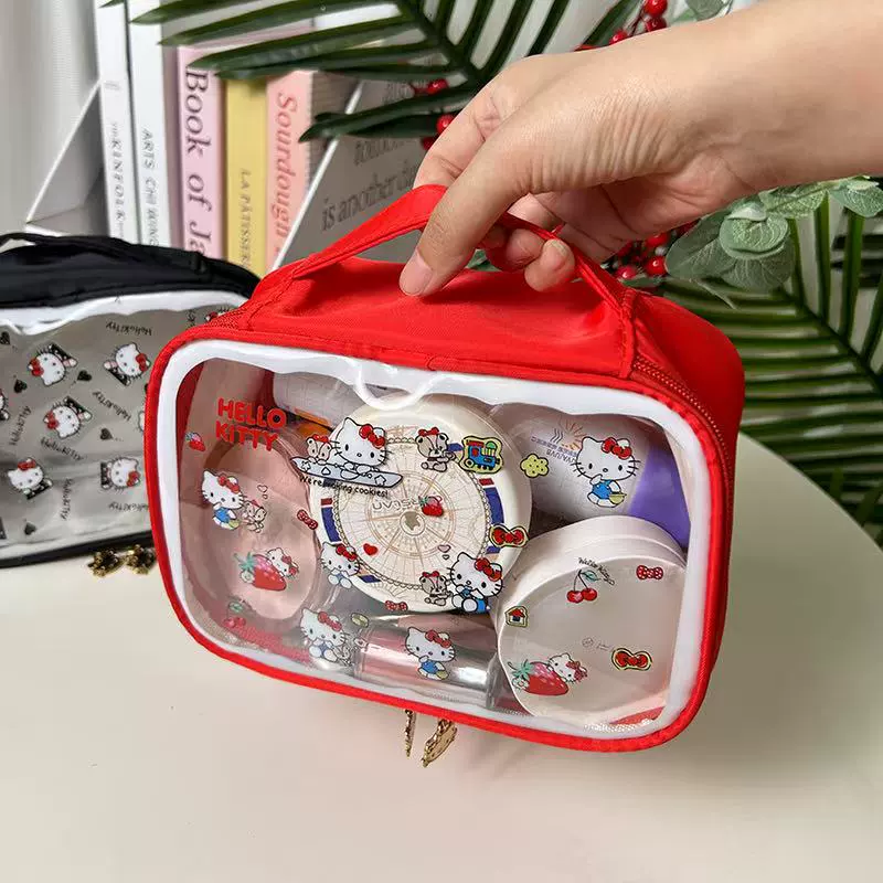 Пустяшная косметичка Hello Kitty, косметичка Hello Kitty, вместительный органайзер для путешествий, оптовая продажа