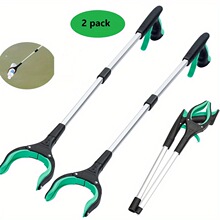 C 12416 Foldable Aluminum Alloy Trash Pickup Tool ���۵�����