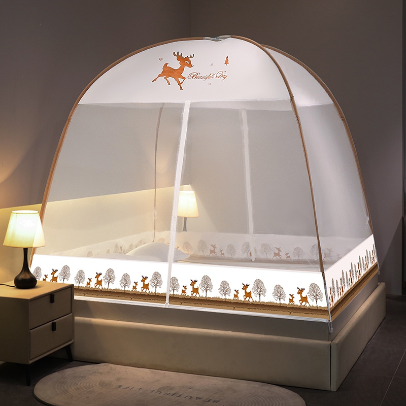 새끼 사슴 흰색 상단 방진