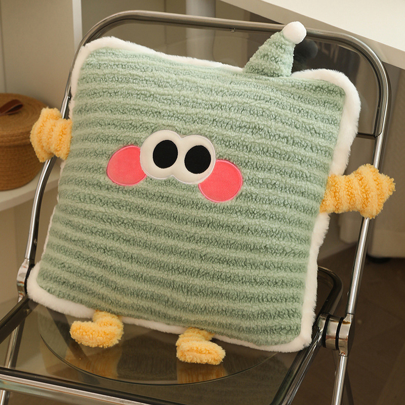 almohada de automóvil colcha de doble propósito espesación de oficina plegable almohada de siesta almohada de automóvil manta 2 en 1