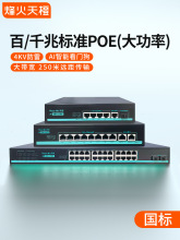 ����POE���Q��4��5��8��16��24�ڰ���ǧ�׾W�����48V��׼�O�ؔz