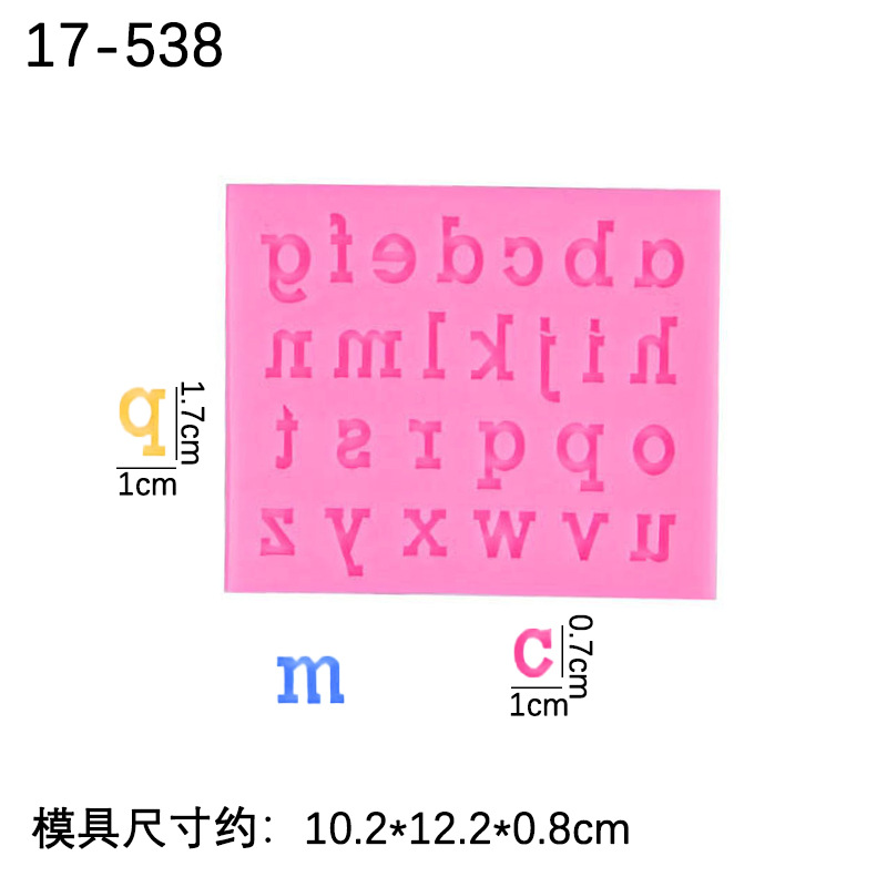 Nuevo caso letras silicona fondant molde DIY pastel decoración inglés chocolate cumpleaños decoración