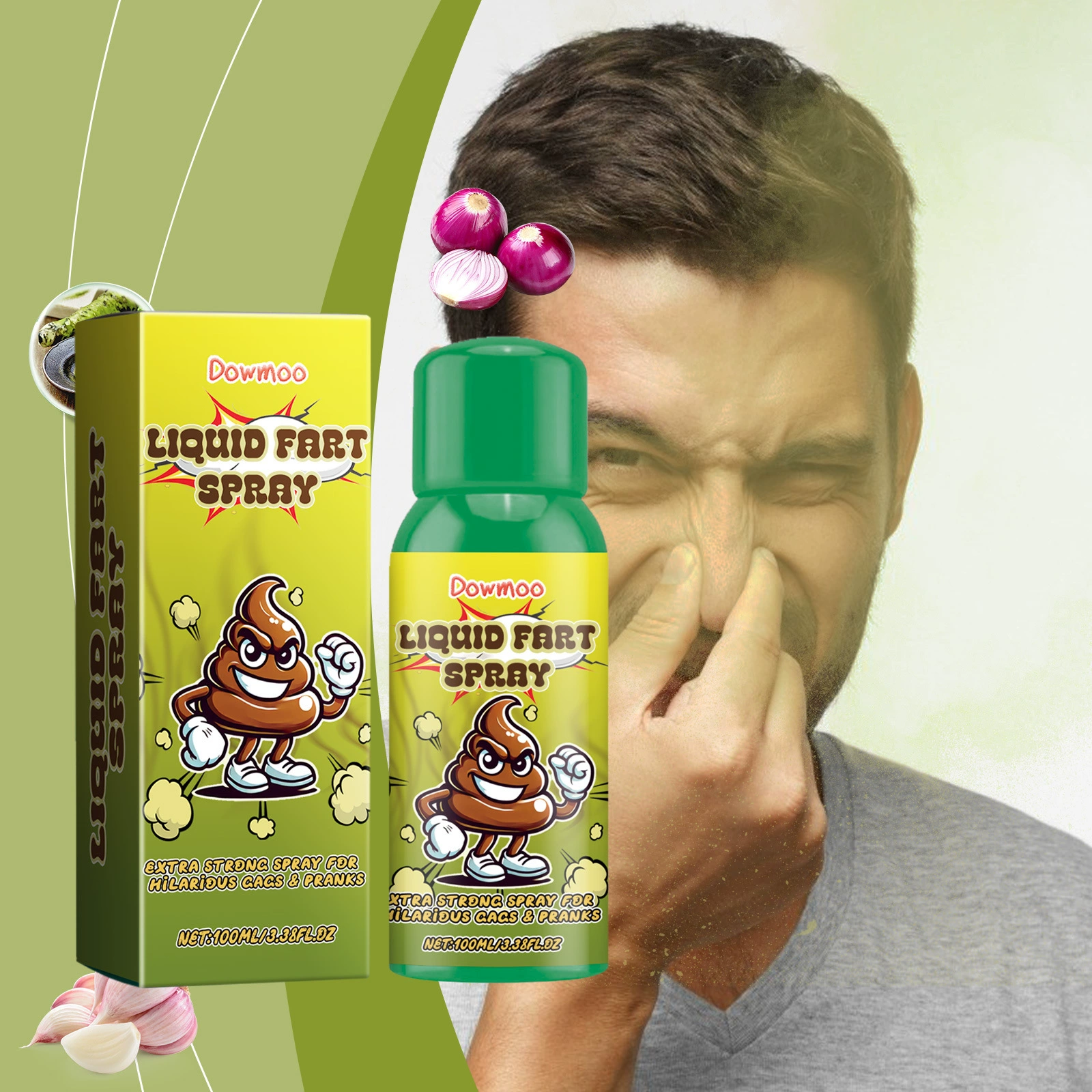 Фальшивый спрей для "проказы" (DOWMOO), 100 мл, сильный novelty аромат
