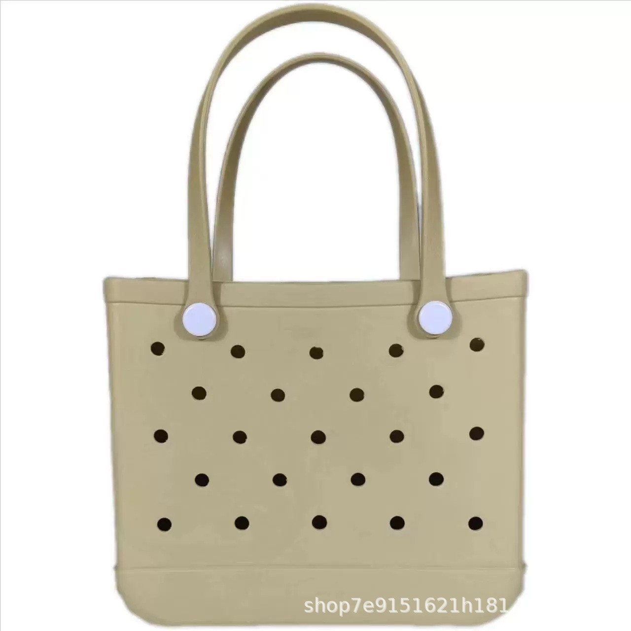 미디엄 백 36*30*13cm, 카키, 비치 백