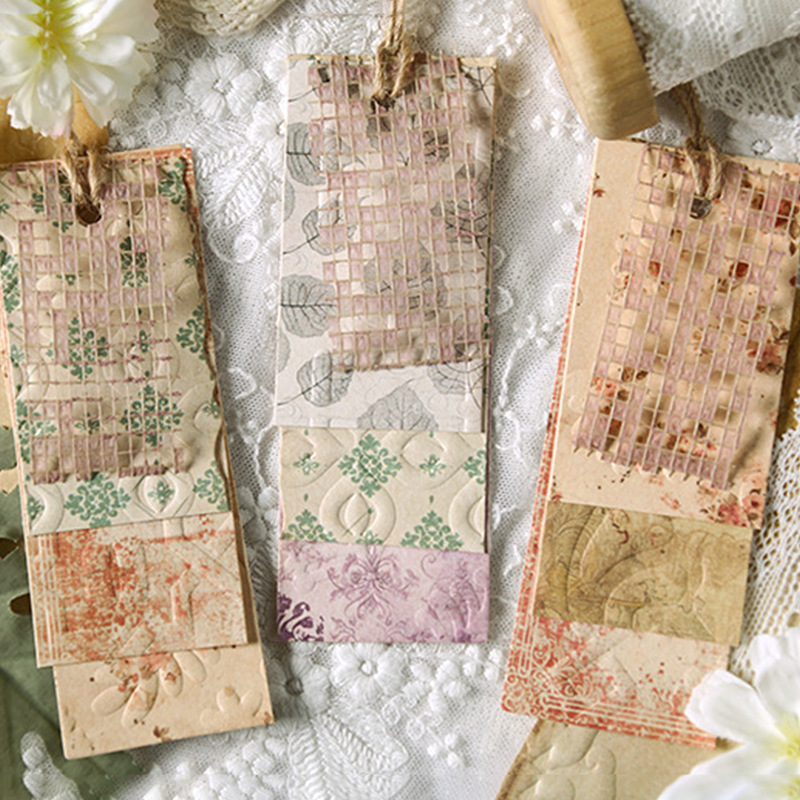 En el pasado, los viejos sueños en relieve en 3D, papel de material de cuenta manual, tipografía, mezcla de varios tamaños, papel de notas decorativas de fondo de bricolaje