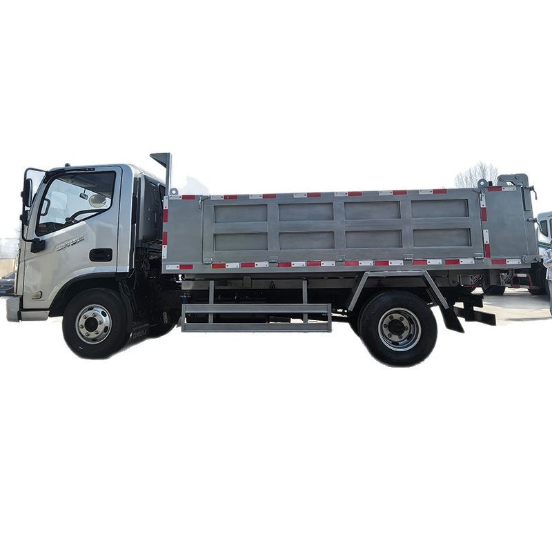 Camión de basura extraíble especial transfronterizo para tres camiones de basura, camión de basura desmontable, carga y descarga automática, camión volquete después del transporte de estiércol