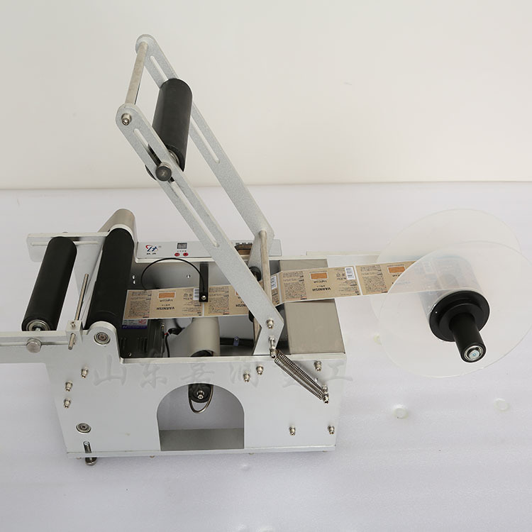 手动圆瓶贴标机 单面标贴标签机 不干胶打码贴标机