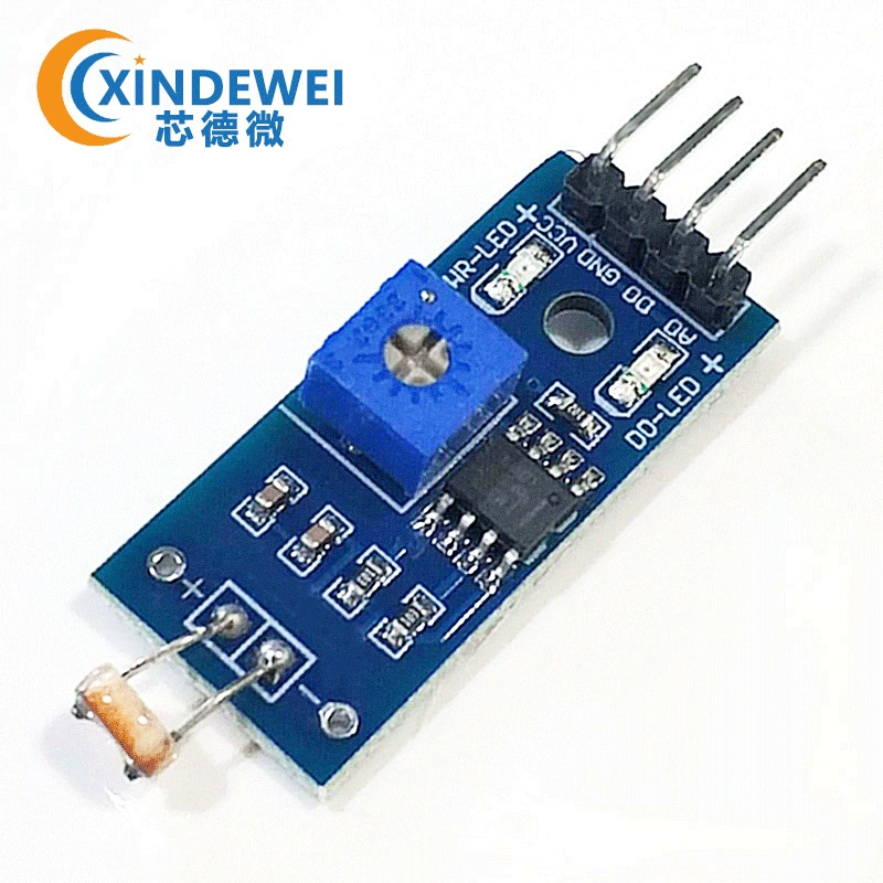 Светочувствительный сенсорный модуль обнаружения света фоторезистор оптический блок 4-контактный завод прямых продаж через границу