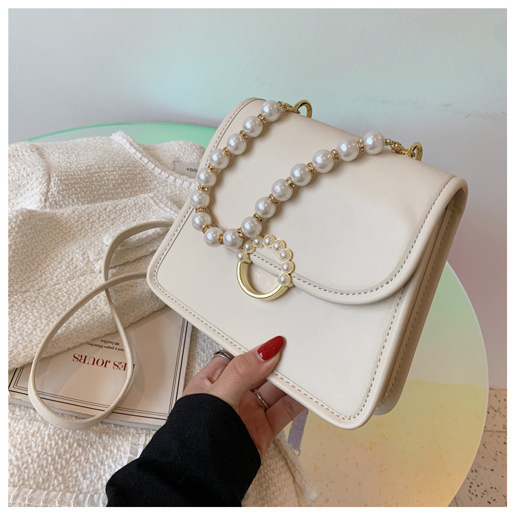 Wholesale Accessories Geometric Pearl Chain Messenger Bag Nihaojewelry display picture 111