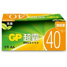 专享价！GP超霸碱性电池5号LR6五号玩具车血压计智能锁燃气表电池