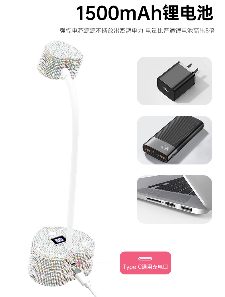 New Full Diamond Desktop Manicure Lamp Fast Gel Drying UV Lamp Smart Sensor 30W Manicure Phototherapy Curing Lamp BY20