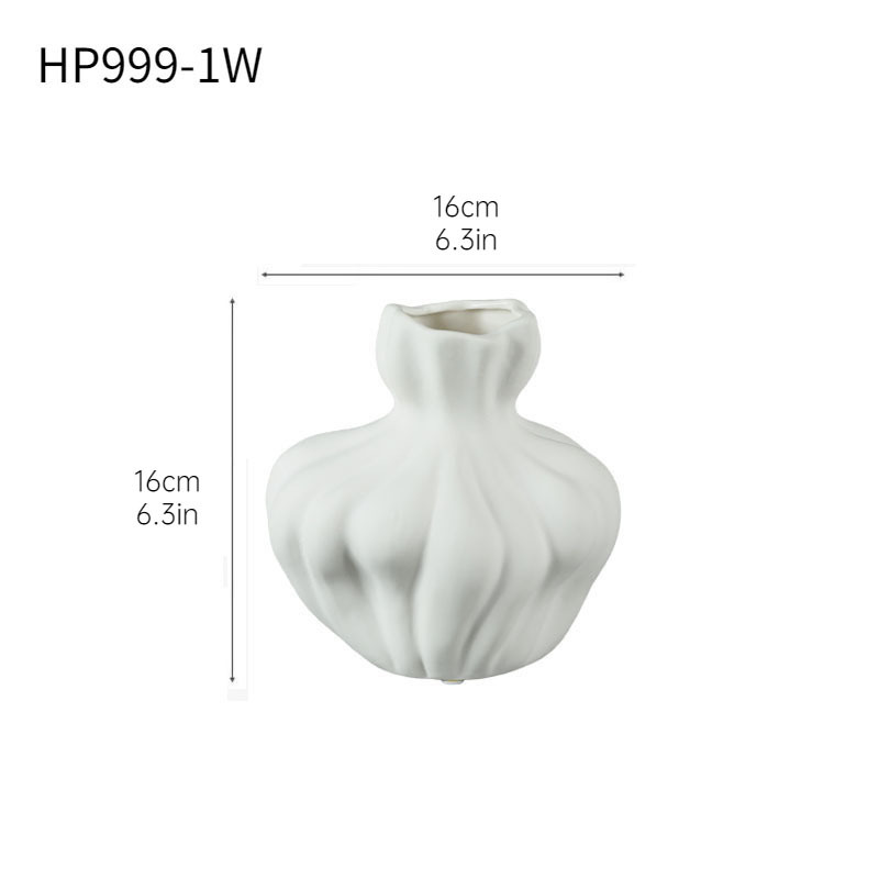 Florero blanco HP999-1W