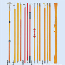 10kv铁接口式高压令克棒防雨绝缘伸缩操作杆35kv 电力开关拉闸杆