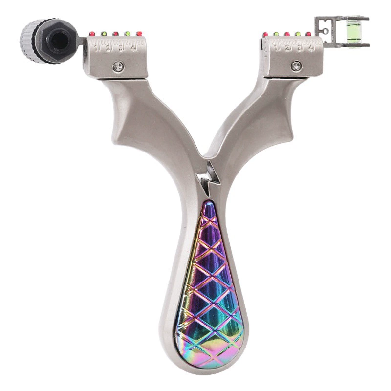 Лазерная рогатка Poison Tooth, прочная и мощная, рама второго поколения, высокопроизводительная рама для магазина, высокоэластичная плоская кожаная мишень, авиационный алюминий.