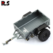 RS红蜘蛛1：18TRAXXAS拖车TRX4-M小奇FMS京商NIMI 金属小拖车R129