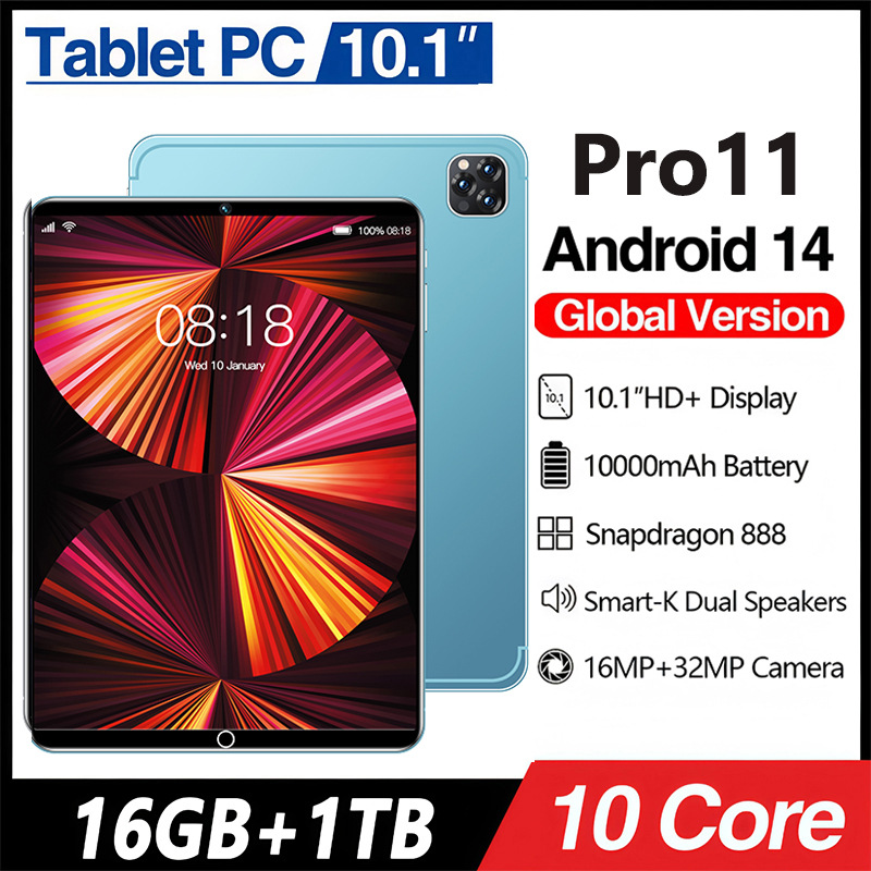 Cross-Border Hot Model 10inch Android Tablet 960 Version 2+16 Smart Bluetooth Can Call Ozon Shopee