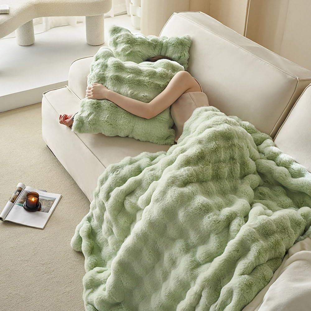 Toscano burbuja terciopelo manta sofá manta Oficina siesta manta gato toque fábrica manta al por mayor