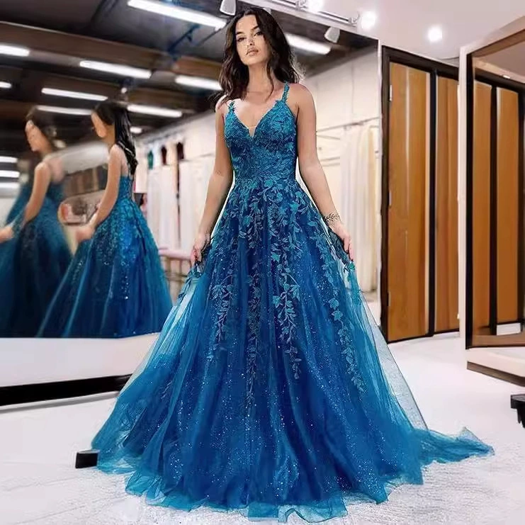 Синее облегающее вечернее платье, длинное коктейльное платье, подарок на день рождения