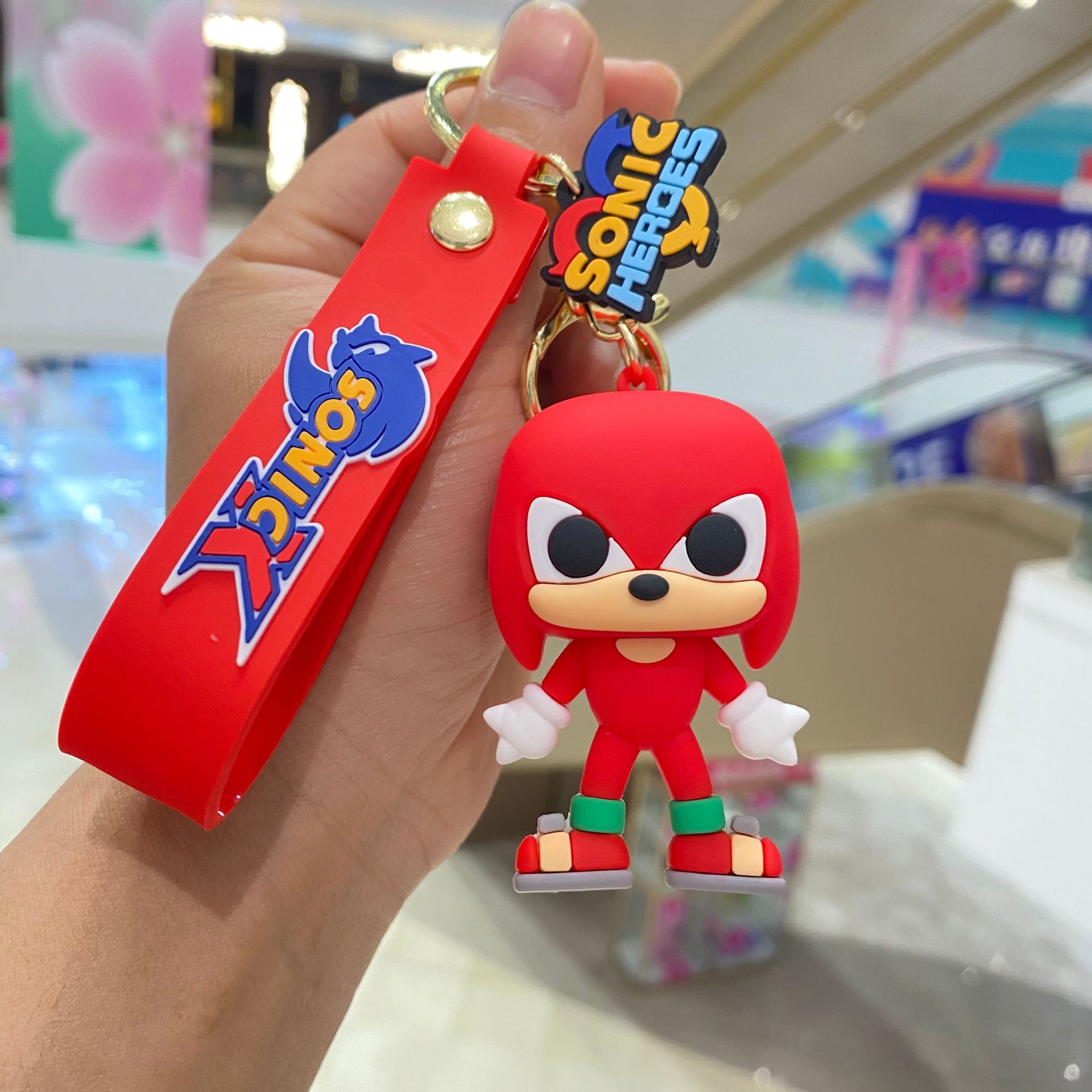 Nueva velocidad variable Sonic muñeca llavero colgante de dibujos animados anime muñeca llavero joyería regalo al por mayor