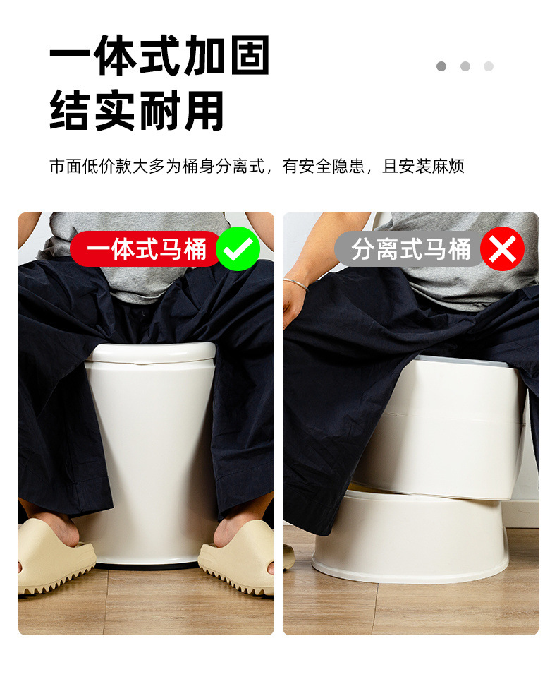 Pregnant women's sitting toilets, chairs and stools, mobile toilets for the elderly, household sturdy toilets, squat toilets, squat toilets to sitting toilets, portable undefined