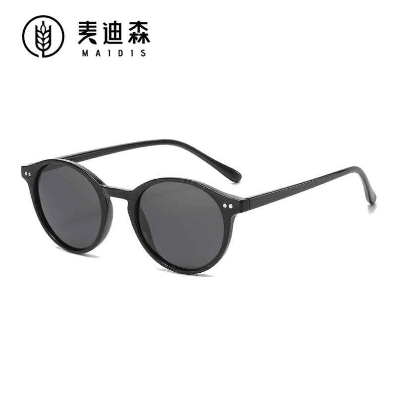 Jamie's New Round Frame Polarized Sunglasses 5015 Fashionable Full-Frame Sunglasses for Men and Women Hot-Selling Glasses